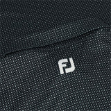 Lisle Dot Geo Print Self Collar Golf Polo