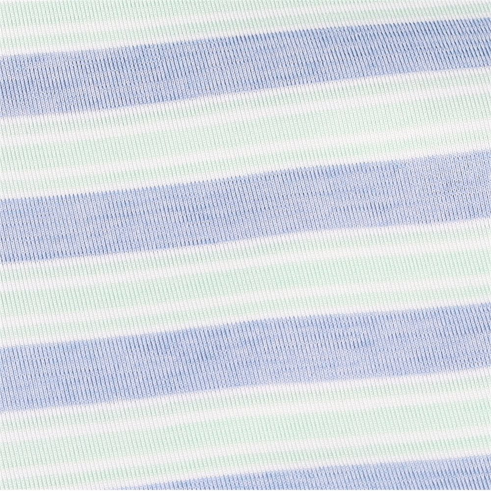 Heather Stripe Lisle Polo