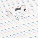 Multi Stripe Tech Pique Performance Polo