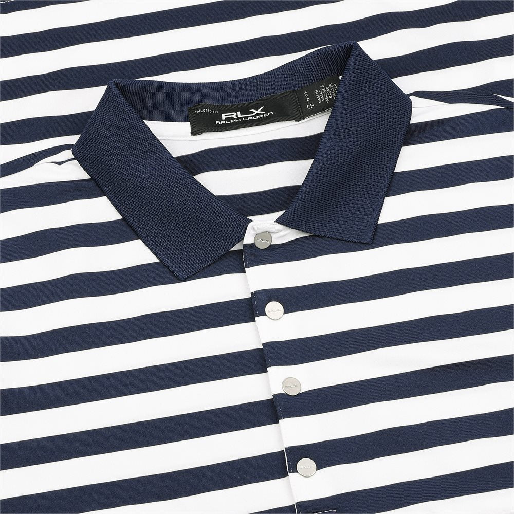 Women's Printed Airflow Stripped Polo - Fairway Styles