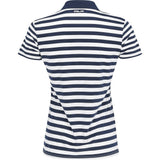 Women's Printed Airflow Stripped Polo - Fairway Styles