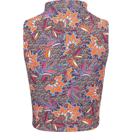 Women's Sunfire Sleeveless 1/2 Zip Mock Neck Polo - Fairway Styles