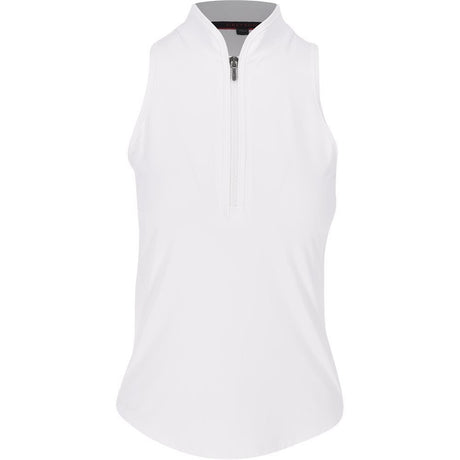 Women's Sleeveless Vesta Mock Neck Shirt - Fairway Styles