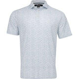 Lightweight Airflow Petal Print Polo