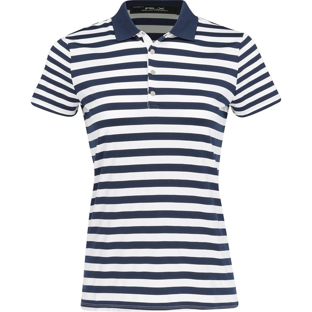 Women's Printed Airflow Stripped Polo - Fairway Styles