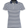 Women's Printed Airflow Stripped Polo - Fairway Styles