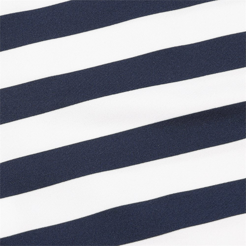 Women's Printed Airflow Stripped Polo - Fairway Styles