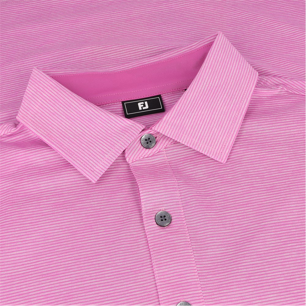 Heather Stripe Polo