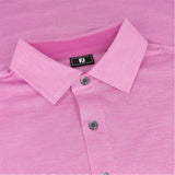 Heather Stripe Polo