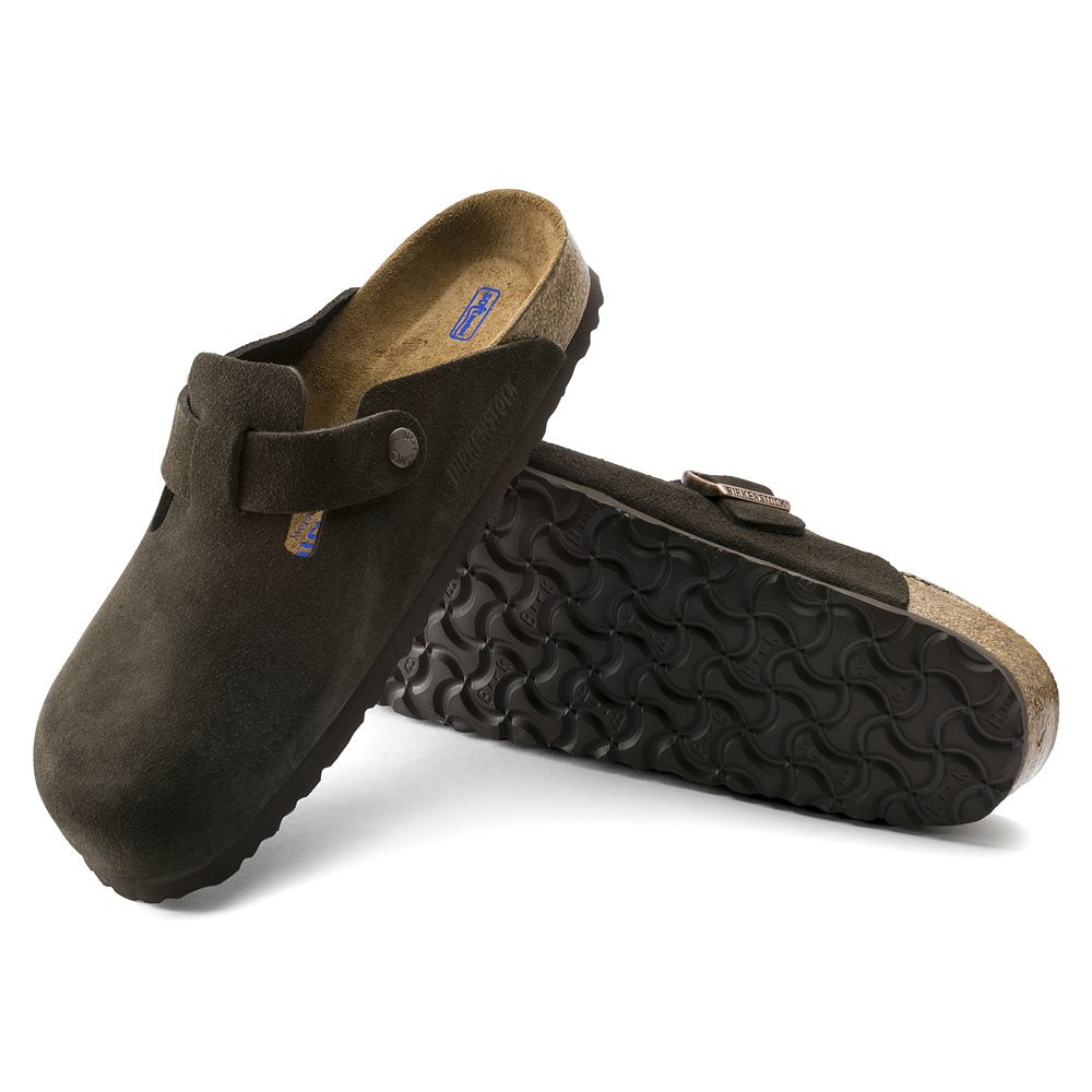 Boston Soft Footbed Suede Leather Shoes