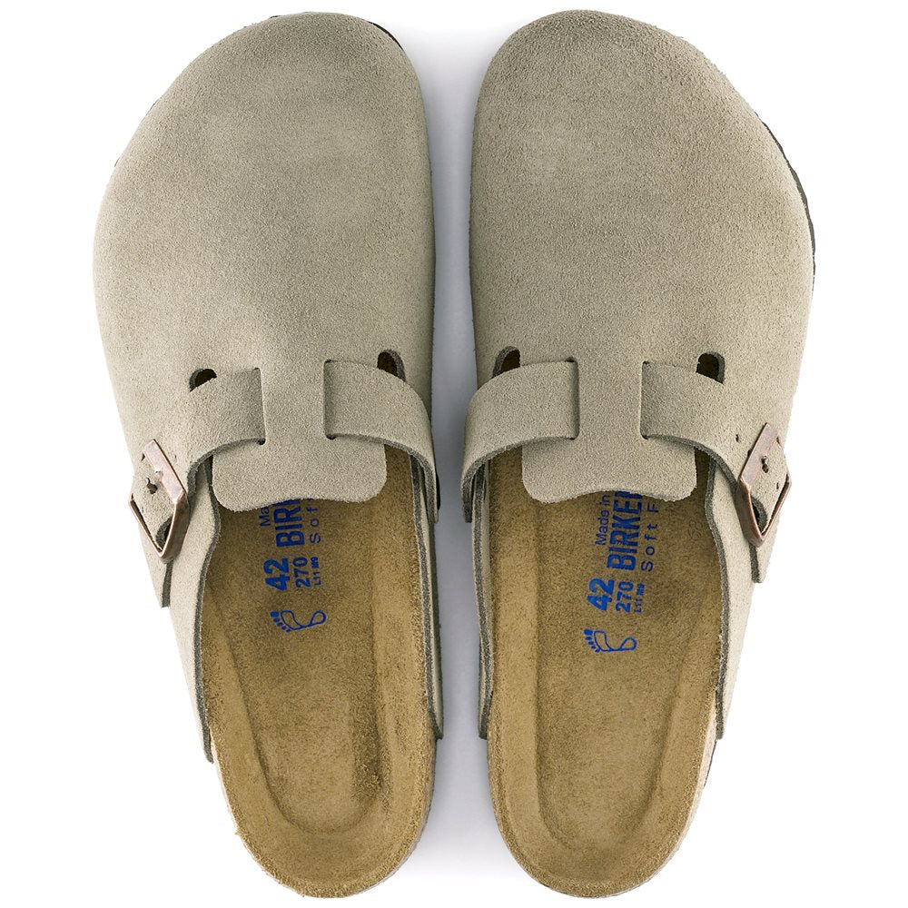 Boston Soft Footbed Suede Leather Shoes