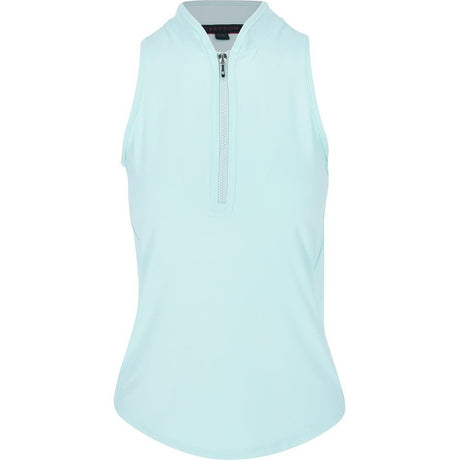 Women's Sleeveless Vesta Mock Neck Shirt - Fairway Styles