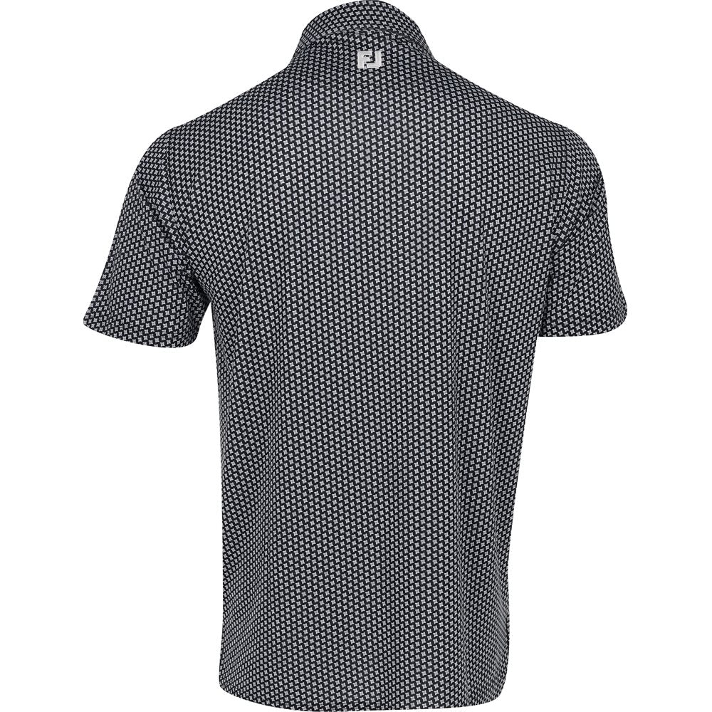 Houndstooth Geo Lisle Polo
