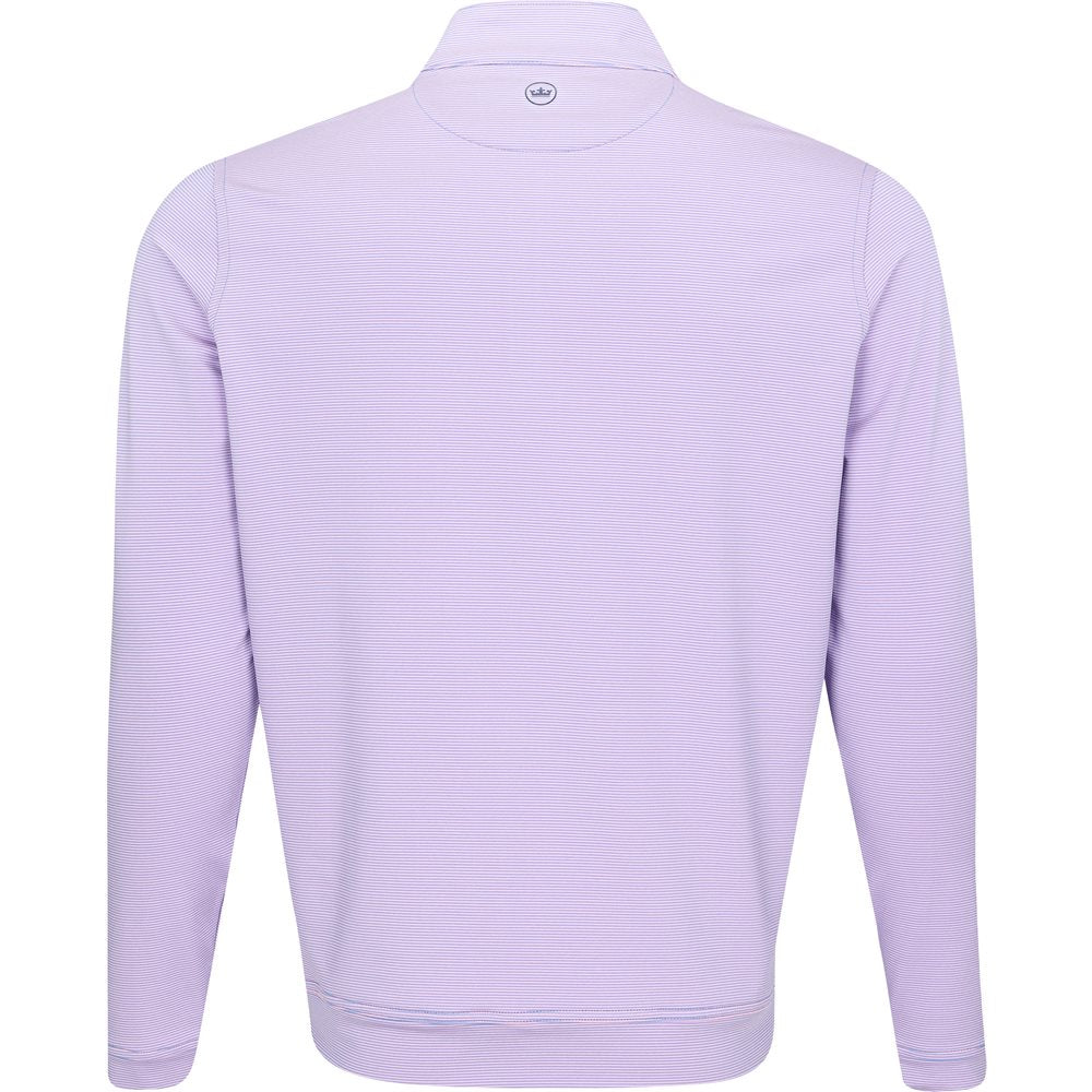 Perth Sugar Stripe Performance 1/4 Zip Pullover - Fairway Styles