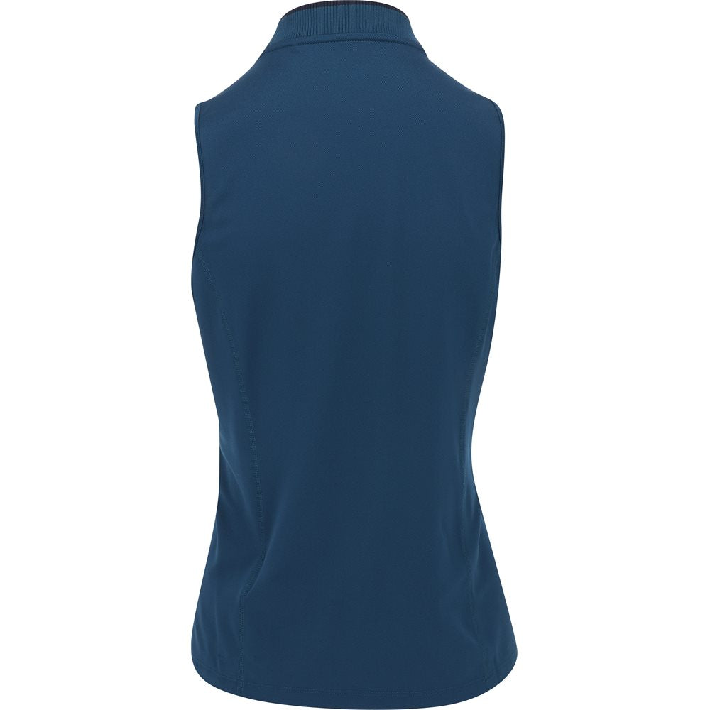 Women's Range Pique Sleeveless Golf Polo