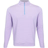 Perth Sugar Stripe Performance 1/4 Zip Pullover - Fairway Styles