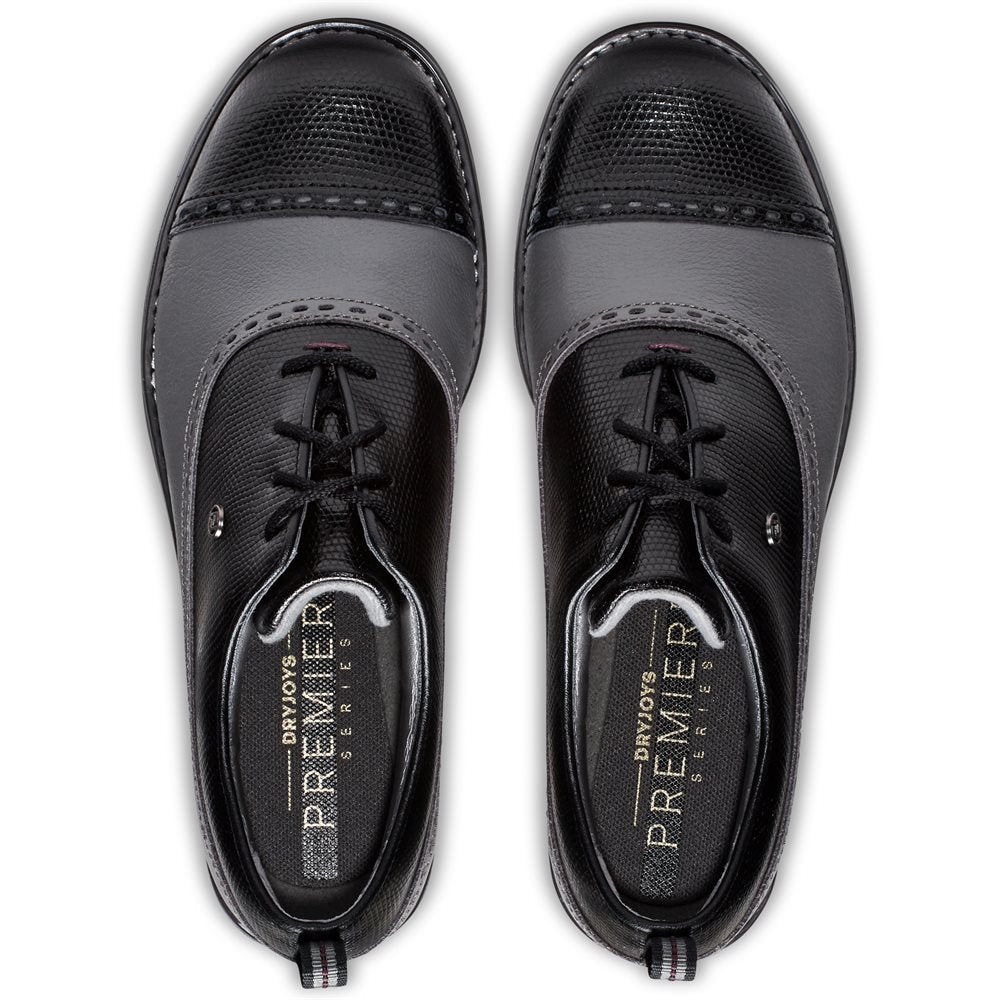 Women's Premiere Cap Toe Golf Shoes