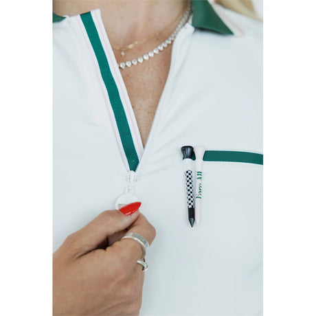Women's Michelle Long Sleeve 1/4 Zip Polo - Fairway Styles