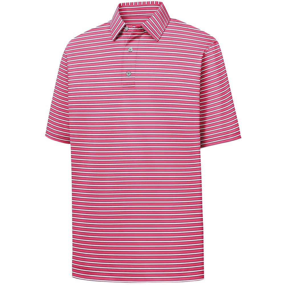 Stretch Lisle Pinstripe Polo