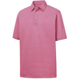 Stretch Lisle Pinstripe Polo
