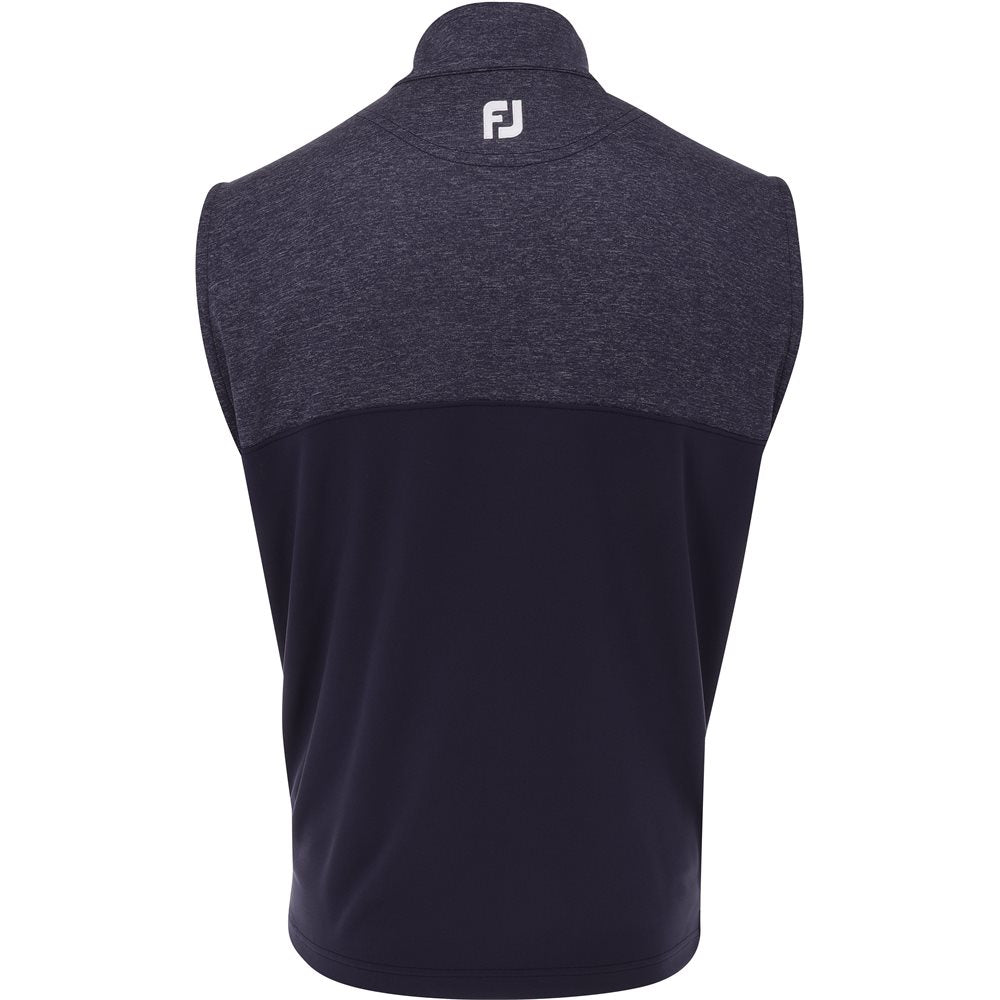 Heather Yoke 1/2 Zip Vest - Fairway Styles