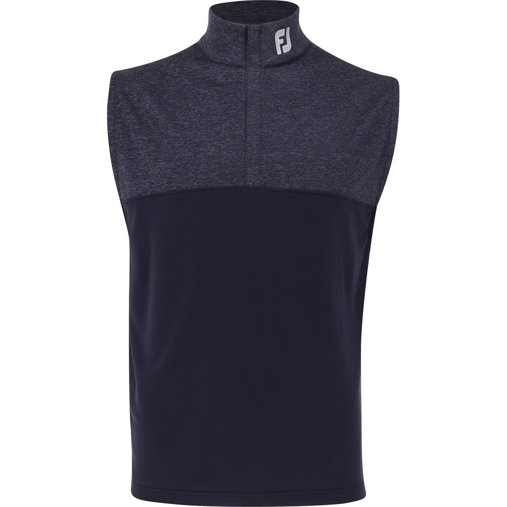 Heather Yoke 1/2 Zip Vest - Fairway Styles