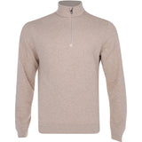 Quilted Double Knit 1/4 Zip On Seam Pocket Midlayer
