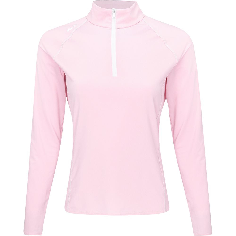 RLX Ralph Lauren Women's Stretch Jersey 1/4 Zip Pullover