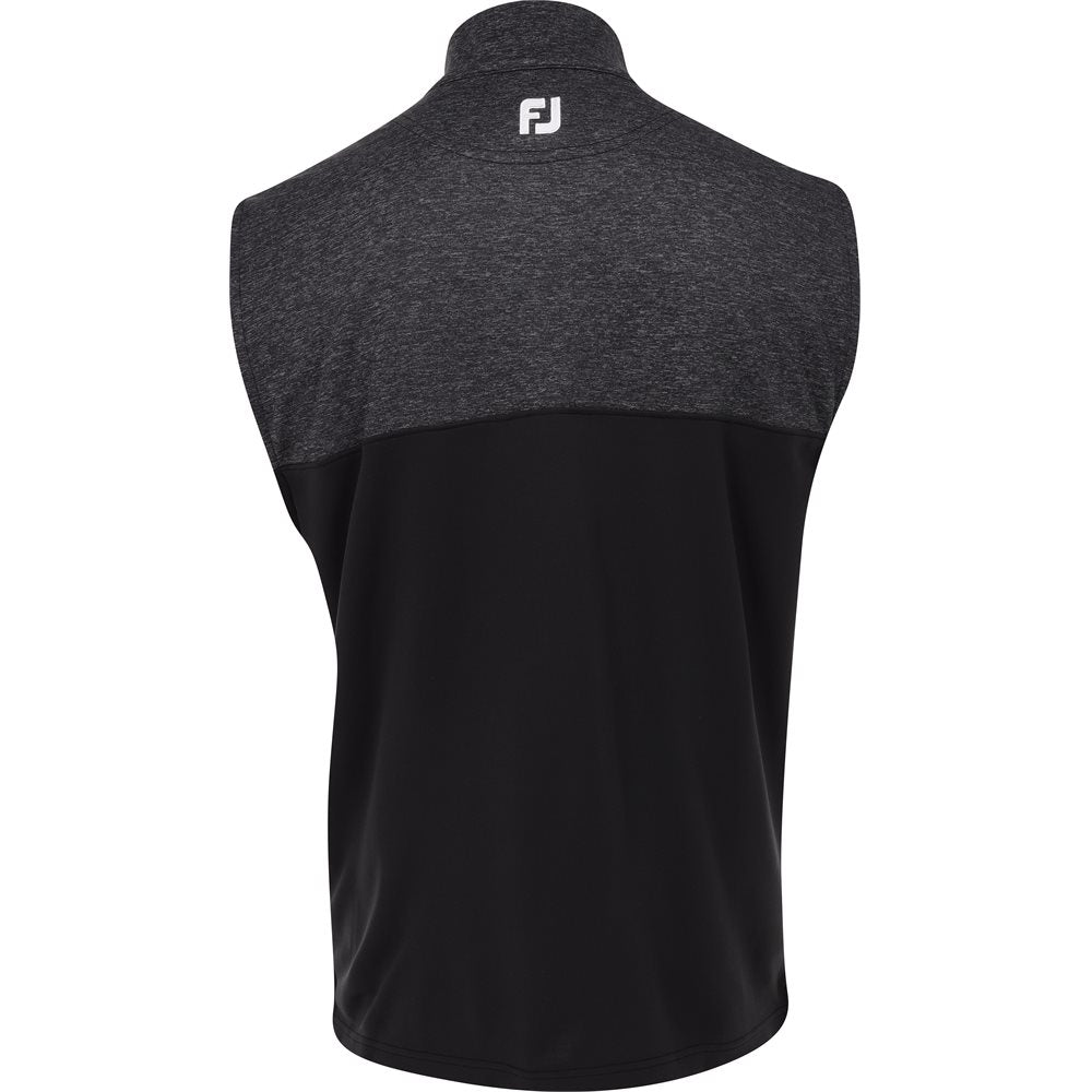 Heather Yoke 1/2 Zip Vest - Fairway Styles