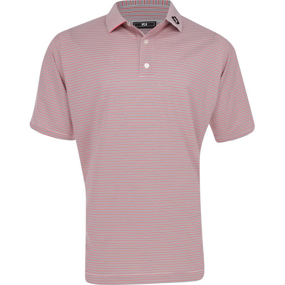 TOUR LOGO Emory Stripe Polo - Fairway Styles