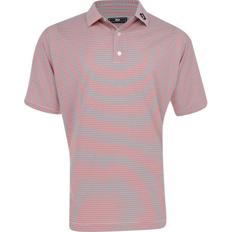 TOUR LOGO Emory Stripe Polo - Fairway Styles