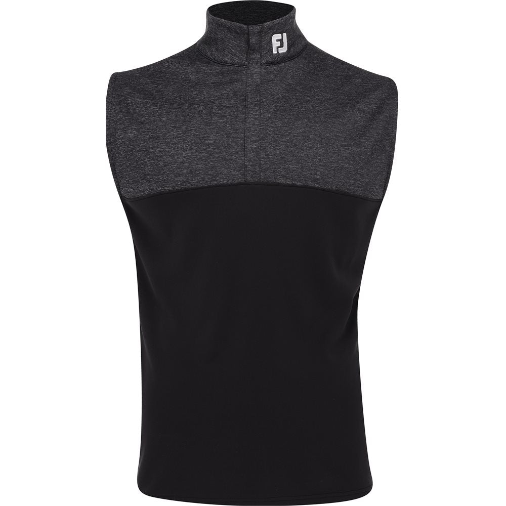 Heather Yoke 1/2 Zip Vest - Fairway Styles