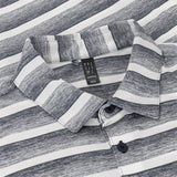 Two-Color Striped Polo