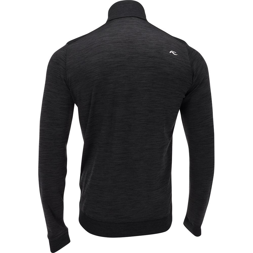 Liam Techwool Ribbed Hem 1/2 Zip Midlayer - Fairway Styles