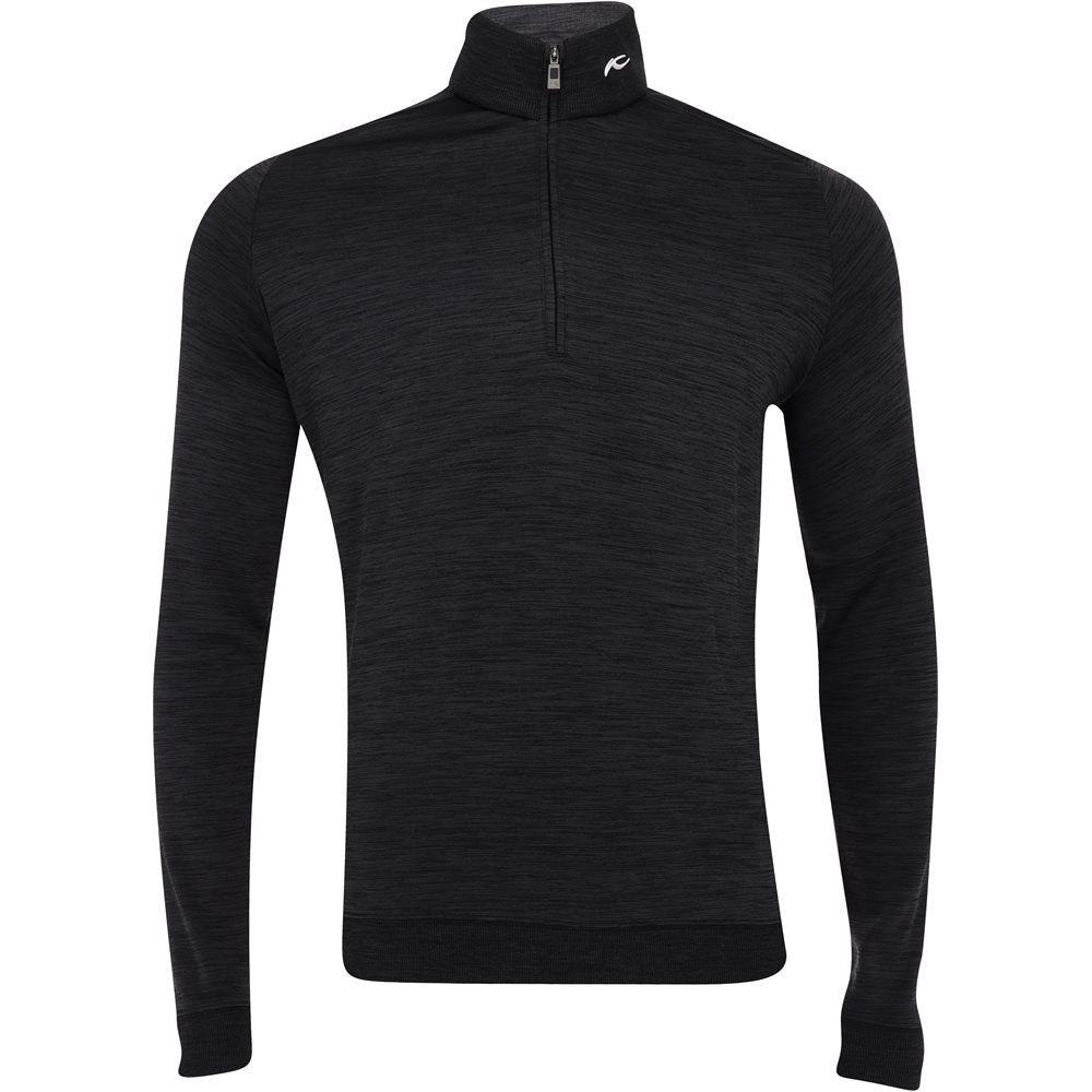 Liam Techwool Ribbed Hem 1/2 Zip Midlayer - Fairway Styles