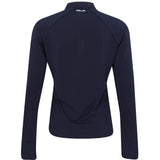 Women's Stretch Peached Jersey 1/4 Zip Low Collar Midlayer