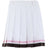 Women's Color Tipping Pleats Skort - White