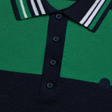 Women's Happy G's Merino Wool Rugby Polo Sweater - Fairway Styles