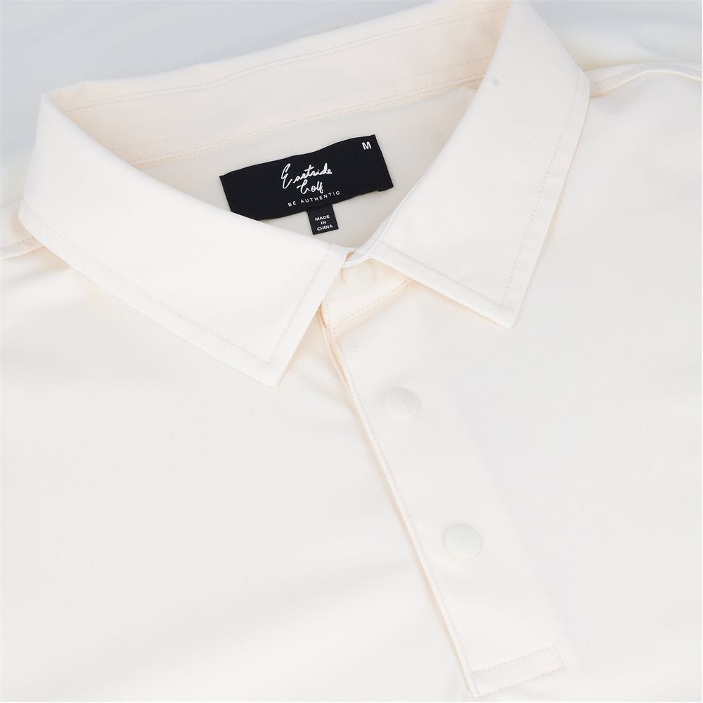 Snap Placket Print Polo - Fairway Styles