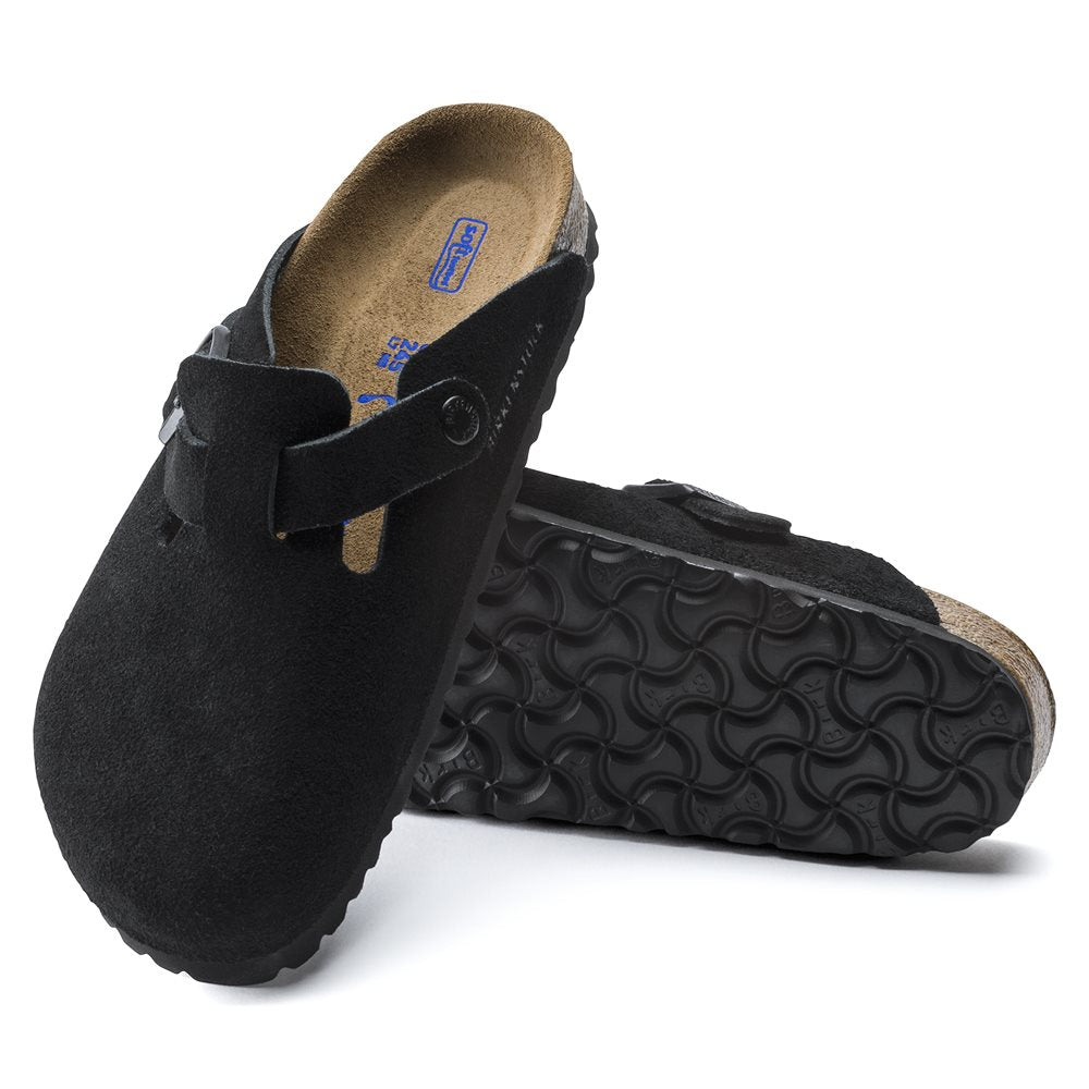 Boston Soft Footbed Suede Leather Shoes