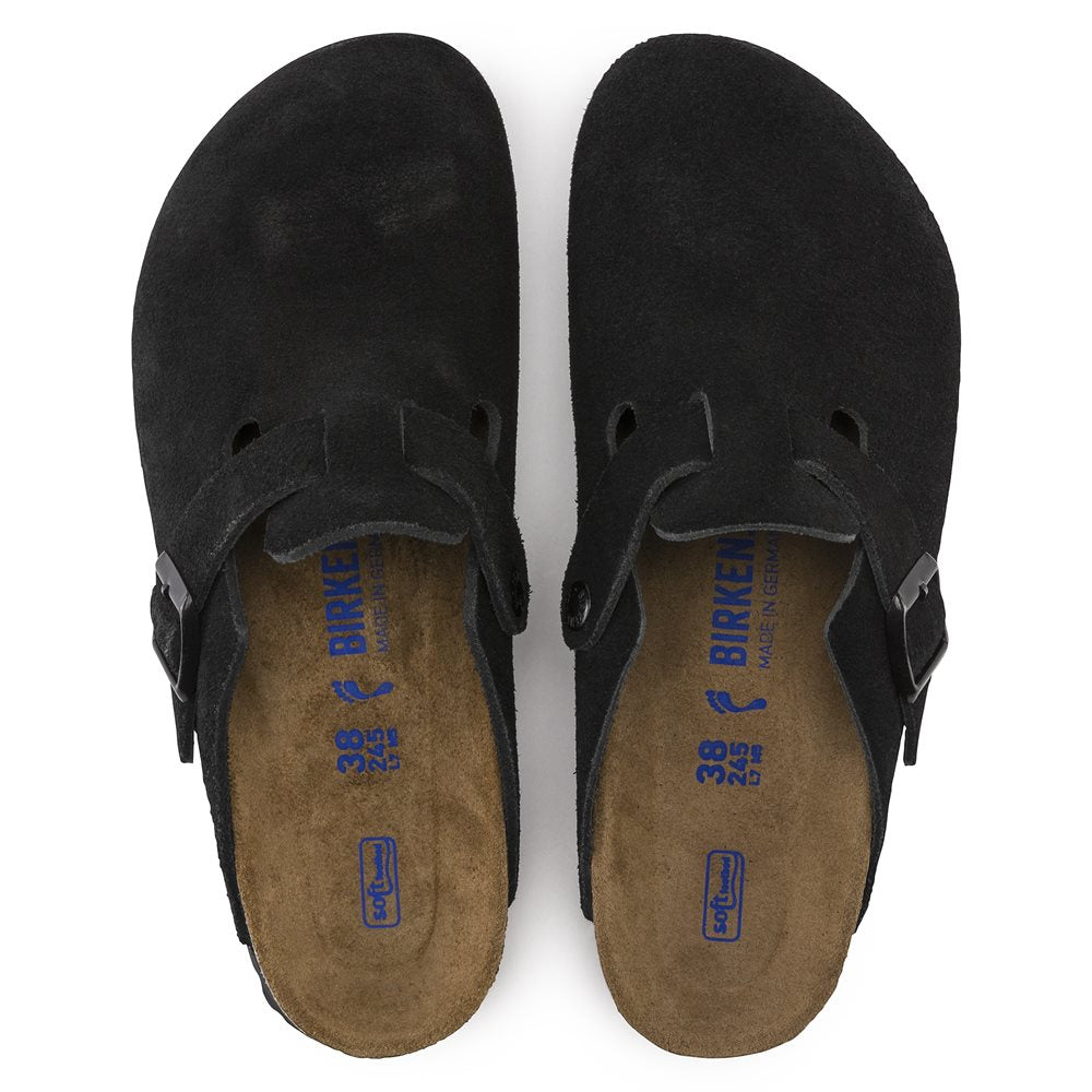 Boston Soft Footbed Suede Leather Shoes