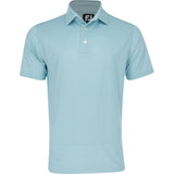 Lisle Dot Geo Print Self Collar Golf Polo