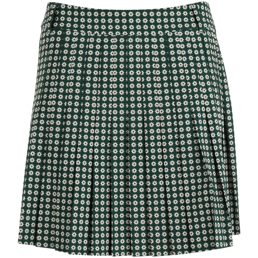 Women's Geo-Print Pleated Performance 15" Skort