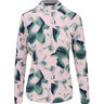 Women's Ultimate365 Printed Long Sleeve 1/4 Zip Mock Neck Shirt