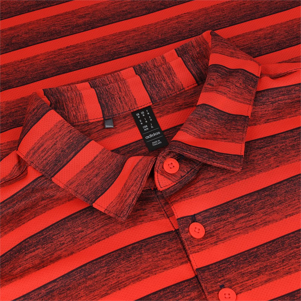 Two-Color Striped Polo