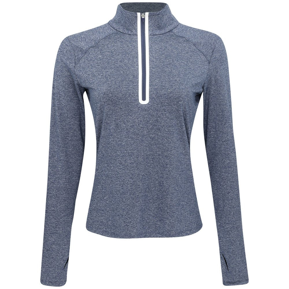 Women's Lea 1/4 Zip Mock Neck Pullover - Fairway Styles