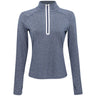 Women's Lea 1/4 Zip Mock Neck Pullover - Fairway Styles