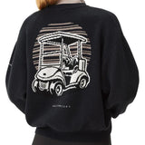 Women's Black Knit Intarsia Sweater