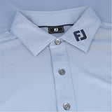 Tour Logo ProDry Performance Solid Lisle Set On Placket Self Collar Polo