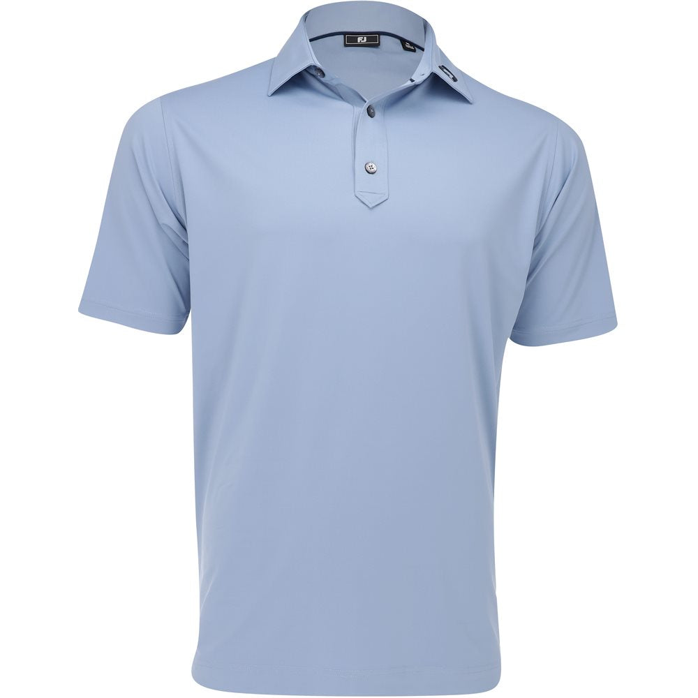 Tour Logo ProDry Performance Solid Lisle Set On Placket Self Collar Polo